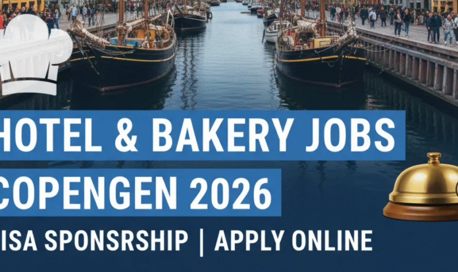 Hotel and Bakery Jobs in Copenhagen, Denmark with Visa Sponsorship 2026
